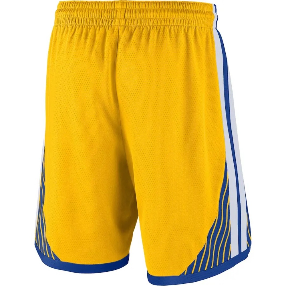 Association division. Swingman. Yellow Athletic Shorts - WARRIORS shorts. NWOT